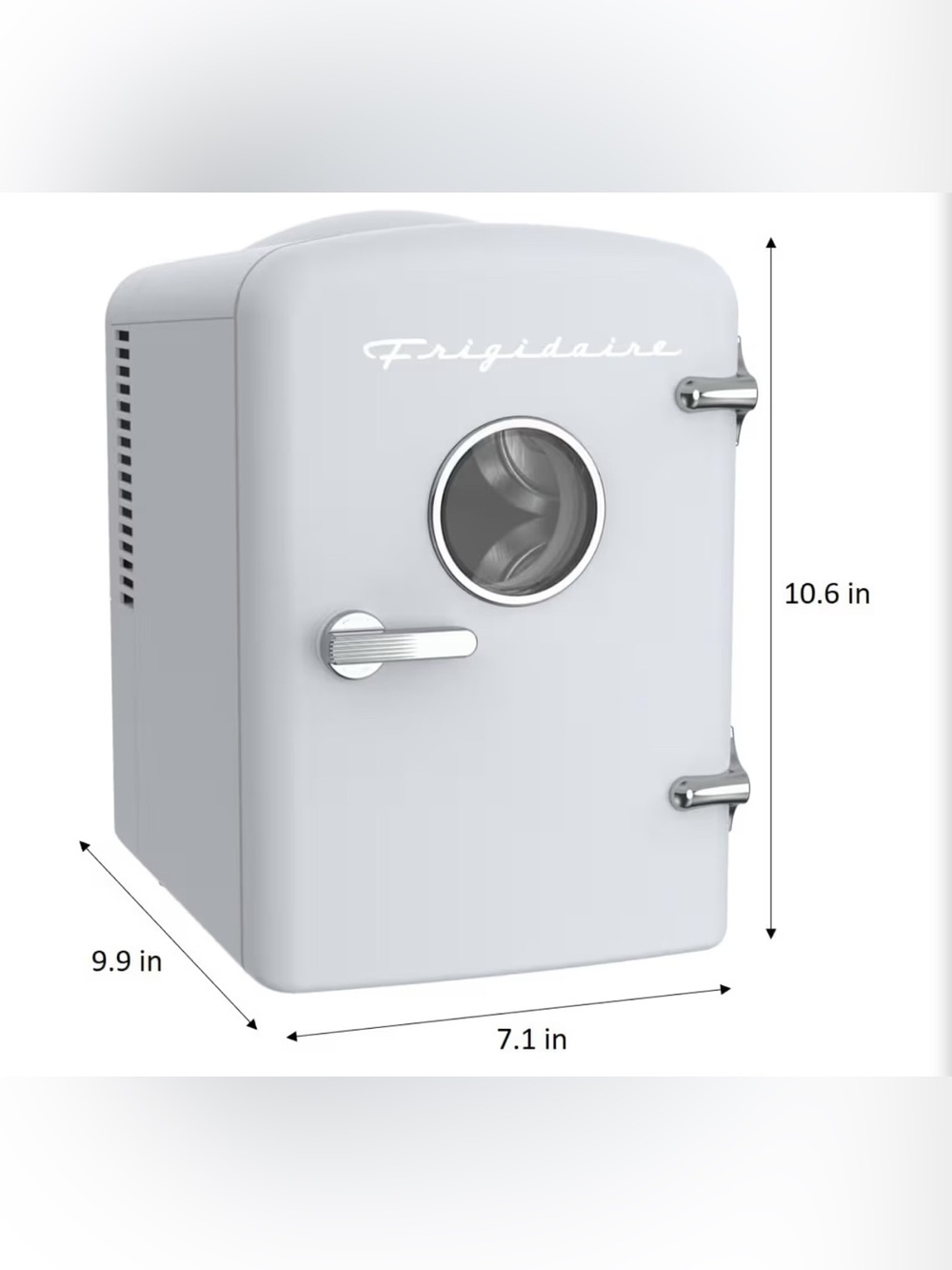 Frigidaire Retro Mini Fridge Cooler in White